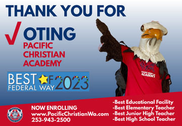 Thank you for voting PCA 2023